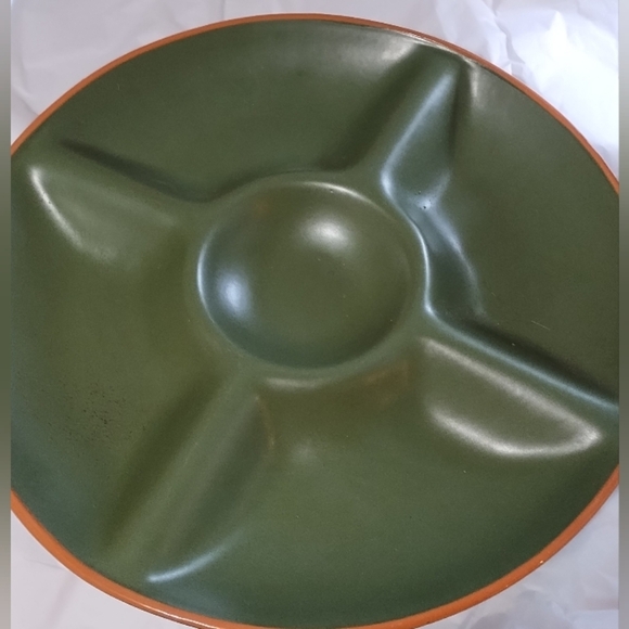 Casa Verde terra Cotta divided platter - Picture 4 of 5